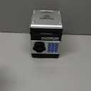 Piggy Bank for Kids - Electronic Money Saving Box w/Code- ATM Safe - Toy Coin Bank - Easter Boys Toys for Age 3, 4, 5, 6, 7, 8, 9 - Birthday Gifts for 8, 9, 10, 11, 12 Year Old Boy and Girl (Black & Silver)