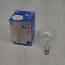 Westinghouse 5317500 6.5 Watt (60 Watt Equivalent) G40 Dimmable Clear Filament LED Light Bulb, Medium Base