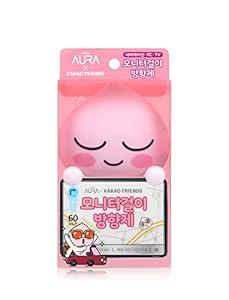 AURA Monitor-Mounted Air Freshener, Apeach (Will You Marry Me, 0.15fl oz) - Odor Fighting for Car, Laptop, TV, Home. Kakao Friends Figurine. No Spill Air Freshener, Accessories