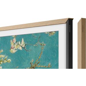 SAMSUNG ( Modern Teak Frame Customizable Bezel, 55 Inch, 2021 Model)