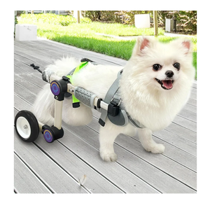 Adjustable Dog Wheelchair for Back Legs Mobility Support Lightweight Pet Wheelchair for Disabled Hind Legs Walking Stable Dog Cart for Pets, Pink (Small)