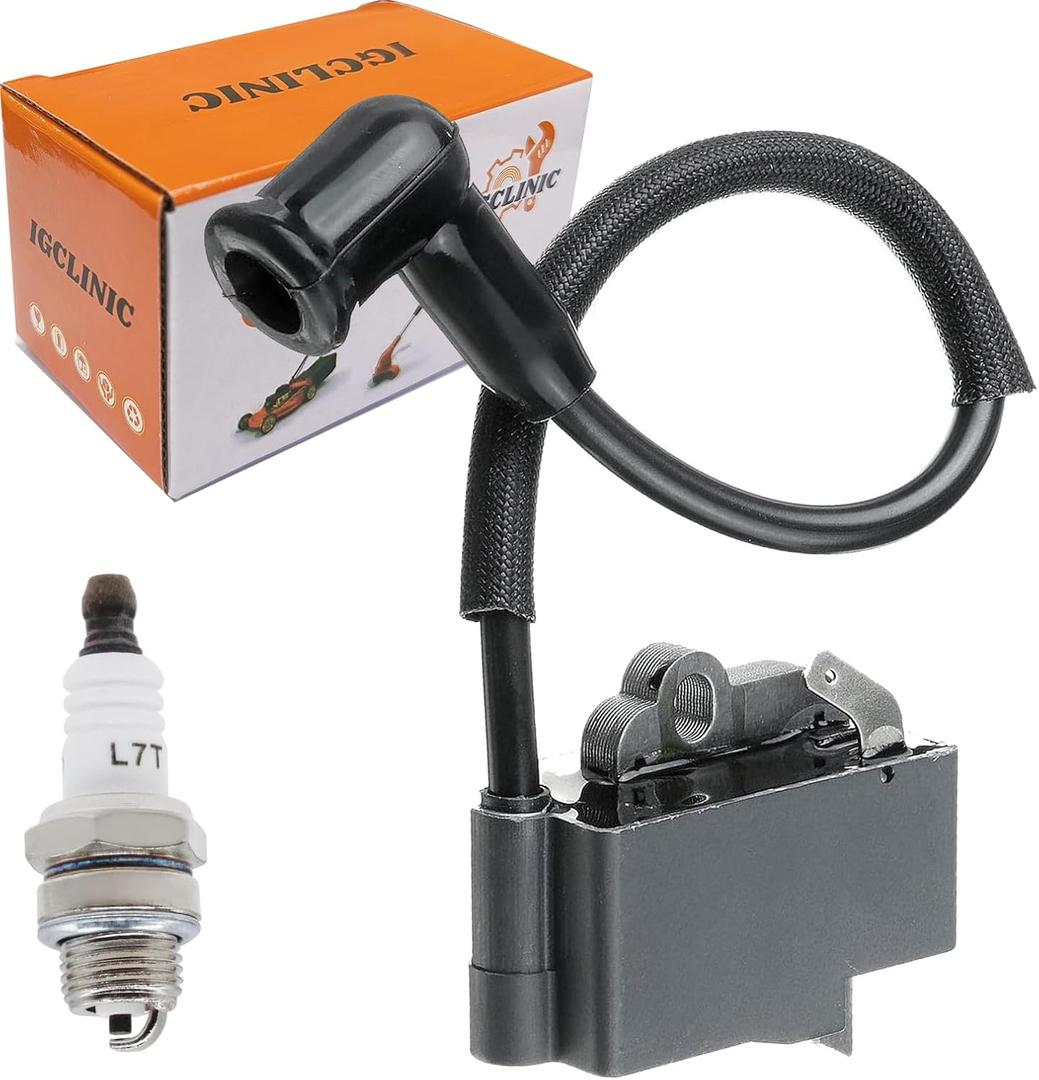 IGCINIC Ignition Coil and Spark plug for Stihl MS311 MS391 MS311Z MS391Z Chainsaw Replaces 1140 400 1303 1140 1305 B