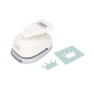 Bira Craft 1.5 inch Crown 4 Lever Action Craft Punch for Paper Crafting Scrapbooking