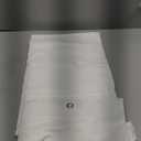 ALYVIA SPRING Long Fabric Shower Curtain Liner Waterproof - 72" x 78", Soft & Lightweight Long Shower Curtain with Magnets, Machine Washable - 72x78, White