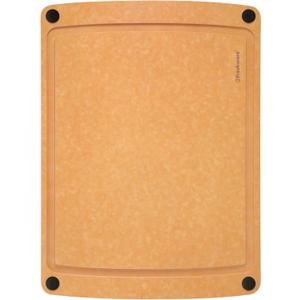 Freshware Wood Cutting Board for Kitchen, Juice Groove, Non-Slip Silicone Feet, Dishwasher Safe, X Large, 18" x 13", Natural