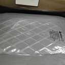 MIROZO Car Seat Covers Full Set - Leather Seat Covers Grey Breathable Vehicle Cushion Cover Fit for Most Sedan, Truck and SUV (Gray)