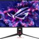 ASUS ROG Swift 32 4K OLED Gaming Monitor (PG32UCDMR) 4K (3840 x 2160), QD-OLED, 240Hz, 0.03ms, G-SYNC Compatible, 99% DCI-P3, USB-C 90W, DisplayWidget, DisplayPort 2.1