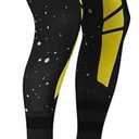 MENDLOR Motorcycle Riding Socks Motocross Dirt Bike Men Women Adult Mx Knee Brace Socks (Size: Large)