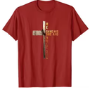 Easter Christian He is Risen Sun Resurrection Men Women Kids T-Shirt (Red, XS)