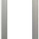 Ideal Pet Products Aluminum Pet Patio Door, Adjustable Height 77-5/8" to 80-3/8", 7" x 11-1/4" Flap Size, Mill/Silver