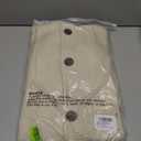 Taodou Women Hooded Knit Cardigans Button Cable Open Front Sweater Coat Beige, Large
