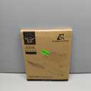 CoquusAid Steak Knives Set of 8, 4.8 Inch Straight Edge Ultra Sharp Durable Meat knives with Rest, High Carbon Stainless Steel Damascus Pattern Triple Rivet Handle, Ideal for Home Restaurant Party