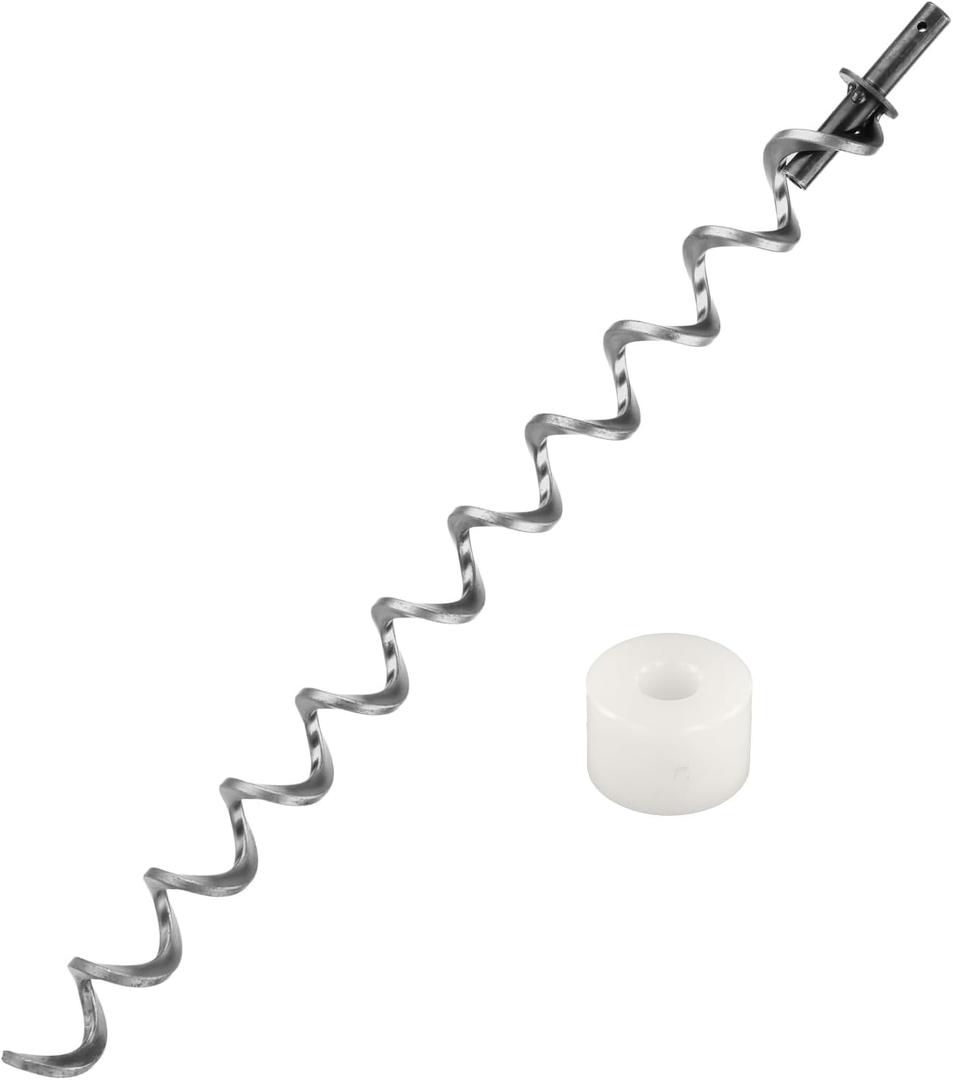 23 Inch Igniter Auger Shaft Screw, Auger Replacement with Bushing Auger Motor Push Rod/Shaft BBQ Grill Part Accessories for Pit Boss Series