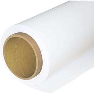 Seamless Photography Background Paper Roll, White Photo Paper Backdrop for Photography, Video and Streaming (107''x36' Snow)