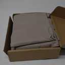 Amazon Basics Lightweight Super Soft Cooling, Easy Care Breathable Wrinkle Free Microfiber Comfortable 4-Piece Bed Sheet Set with 14-Inch Deep Pockets, Queen, Taupe, Solid