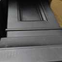 Step2 Atherton Mail Post, Mailbox Not Included, Weather Resistant, Large Outdoor Mailbox Post, Made of Durable Plastic, Easy to Install, Onyx Black