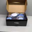 Colorful Lighting Baby Balance Bike Toys for 1 Year Old Boys Gifts, Toddler First Bike 12-24 Months with Adjustable Soft Seat, 4 Silent Wheels Ride on Toy, Perfect First Birthday Gift (Blue)