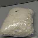 Obstal 8Ft Stretch Spandex Table Cover for Standard Folding Tables - 2 Pack Universal Rectangular Fitted Tablecloth for Party, Banquet, Events, Trade Show (Cream, 96L x 30W x 30H Inches)