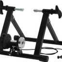 Bike Trainer Stand for Indoor Riding, Bicycle Exercise Training Stand with Magnetic Flywheel,Noise Reduction,5Resistance Settings Stationary Bike Resistance for Road
