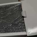 5x7 Picture Frame Glass 2 Pack, Sparkly Glitter Photo Frame 5 x 7 Mirror Crystal Wedding Gift Wall and Tabletop Display