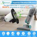 6 Pack Filter Replacement Compatible with Ionvac ZipVac 8842 3-in-1 Corded Upright/Handheld Floor and Carpet Hand Vacuum Cleaner
