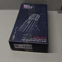 Knife Set 7 Piece Japanese Style Kitchen Knife Set With Foldable Magnetic Acacia Wood Block Sharp High Carbon Stainless Steel Knives Set for Kitchen with Anti-slip Handle, Christmas Gift