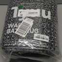 Black and White Bathroom Rugs, Waffle Runner Rug Bathroom Non Slip Washable Long Super Absorbent Quick Dry Boho Farmhouse Bath Decor, 72"x24" Black and White