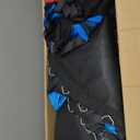 55" Trampoline for Kids with Enclosure, 440lbs Capacity Indoor & Outdoor Toddler Trampoline with Adjustable Gymnastics Bar & Toys, for Boys & Girls (Blue)