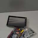 Double Din Car Stereo with Dash Cam,Compatible with Apple Carplay,Android Auto,7 inch Touch Screen Car Radio Receiver with Bluetooth, Mirror Link, Backup Camera, Navigation, FM, USB/TF/AUX