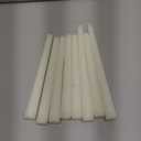 8 Pack Ivory Taper Candles 10 Inch Tall 3/4 Inch Thick Burn 8 Hours