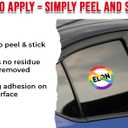 4 x 2pcs Anti Elon Bumper Stickers - No Elon Sticker, Elon Sticker, Anti Musk Tesla Bumper Sticker- Waterproof Window Bumper Stickers for Cars, Tesla Bumper Sticker