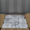 WELMATCH White Spandex Chair Covers - 48 PCS Weddding Events Party Decoration Stretch Elastic Chair Covers Good (White, 48)