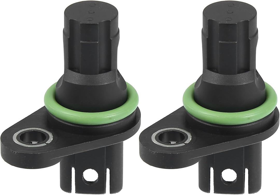 X AUTOHAUX 2pcs 13627525014 Car Camshaft Crankshaft Position Sensor for BMW 528i 535i X6 325i 325xi 330i 330xi 328i 335i 1 Series M