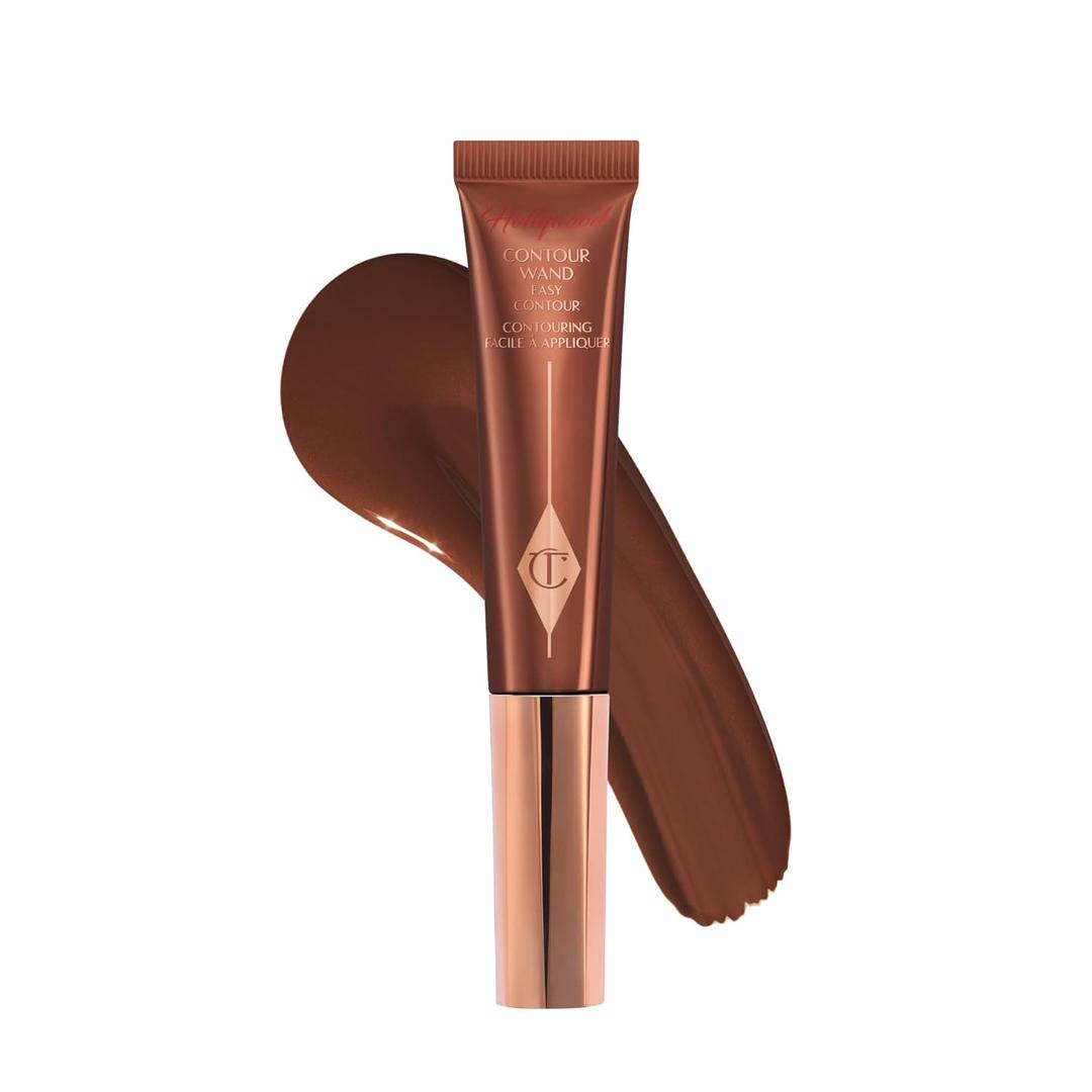 Charlotte Tilbury Hollywood Liquid Contour Wand  EasytoUse Contour Stick & Liquid Bronzer for Sculpting & Shaping  Leaves a NaturalLooking Sculpted Finish  Tan