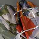 FuWeave 7x16 ft Christmas Candy Cane Garage Door Banner Cover Winter Snow Scene Outdoor Large Garage Door Decors Xmas Candyland Village Backdrop for Wall House Holiday Party Decor(Candy Cane)