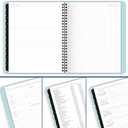AT-A-GLANCE 2025 Planner, Weekly & Monthly, 7" x 8-3/4", Medium, Contemporary Lite, Sky Blue (7054XL3825)