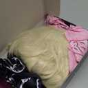 Platinum Blonde Straight Synthetic Men's Wig Set with Black Sunglasses Head Band and Neckerchief for Prince Cosplay Halloween Daily Wear