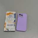 LOVE 3000 Designed for iPhone 14 Pro Max Case, Premium Silicone with [Soft Anti-Scratch Microfiber Lining] Shockproof Protective Phone Case for Men Women Girls 6.7", Light Purple