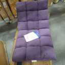 ACIPENSER Folding Floor Chair 14-Position Cushioned Adjustable Floor Lazy Sofa Chair w/Breathable Cotton & Skin-Friendly Flannel for Adults & Kids Ideal for Reading Meditating, Purple, 1 Pack