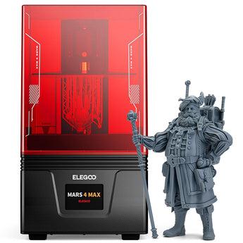 ELEGOO Mars 4 Max MSLA 3D Printer and 5PCS PFA Release Liner Film for Mars 4 MAX LCD 3D Printer