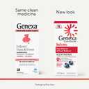 Genexa Infants' Clean Acetaminophen | Pediatrician Preferred Ingredients | Pain Reliever & Fever Reducer for Babies| Dye Free, 0% Artificial Additives | Delicious Organic Blueberry Flavor, 2 fl oz (1 Pack)