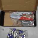 Coaxial Cable Crimper for RG59, RG6, 3-in-1 Coax Cable Repair Kit with Wire Stripper Adjustable for RG59, RG11, RG7, F-Type RG6 Connector for Satellite TV, Home Theater and Network Cabling (20)