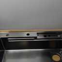 32" x 18" Black-Gray Waterfall Kitchen Sink, Drop In Stainless Steel Modern Single Bowl Sink with Pull-Out Spray Faucet, Cup Washer & Accessories