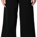 Amazon Essentials Women's High-Rise Wide Leg Crop Jeans (18, Black)
