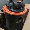 Armor All VO405P 0901 4 Gallon Wet/Dry Vac 2.0 Peak HP Shop Vacuum with Nozzles & Brush,Black/Orange