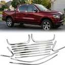 Chrome Window Trim for Ram 1500 Crew Cab 2019-2026