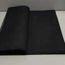 Cotton Paradise 100% Cotton Non Slip Bath Mats for Bathroom, 17x24 inch Soft Absorbent Quick Dry Machine Washable Floor Bath Mat, Black