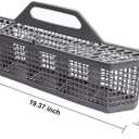 Universal Dishwasher Cutlery Basket Replacement WD28X10128 Dishwasher Utensil Silverware Basket, Compatible with Part No. AH959351, EA959351, PS959351, WD28X10127, WD28X10132