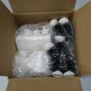 MerryPulse Christmas Village Sets - 12 Pcs Christmas Village Houses Figurines Accessories Xmas Town Scenes Building Collection Xmas Indoor Decor (Multicolor)