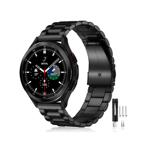 Lerobo Stainless Steel Band Compatible with Samsung Galaxy Watch 7 6 5 4 FE 40mm 44mm 45mm/Galaxy Watch 6 4 Classic 43mm 47mm 42mm 46mm/3 41mm/Active,20mm Metal Replacement Band for Men Women